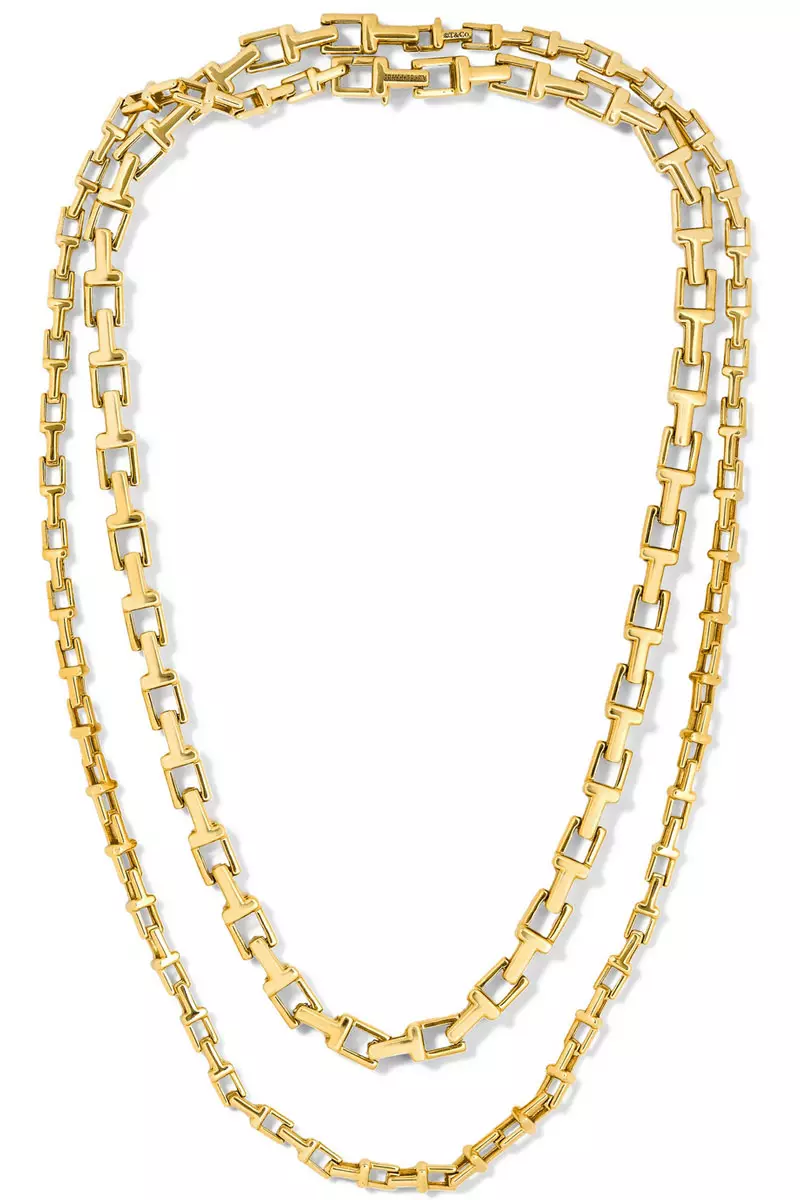 Tiffany & Co. T Chain 18-Karat Gold Necklace