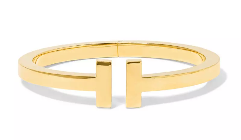 Tiffany & Co. T Square 18-Karat Munduwa na Zinare