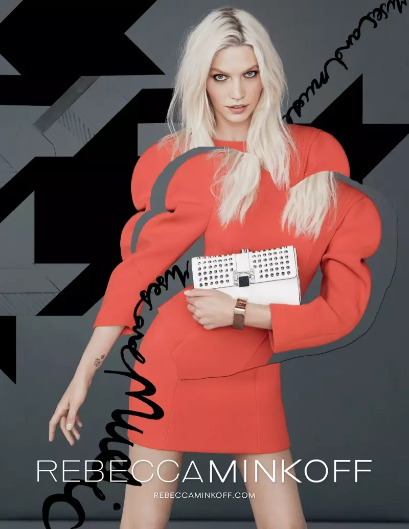 Aline Weber je hravá pre kampaň Rebeccy Minkoff na jeseň 2013