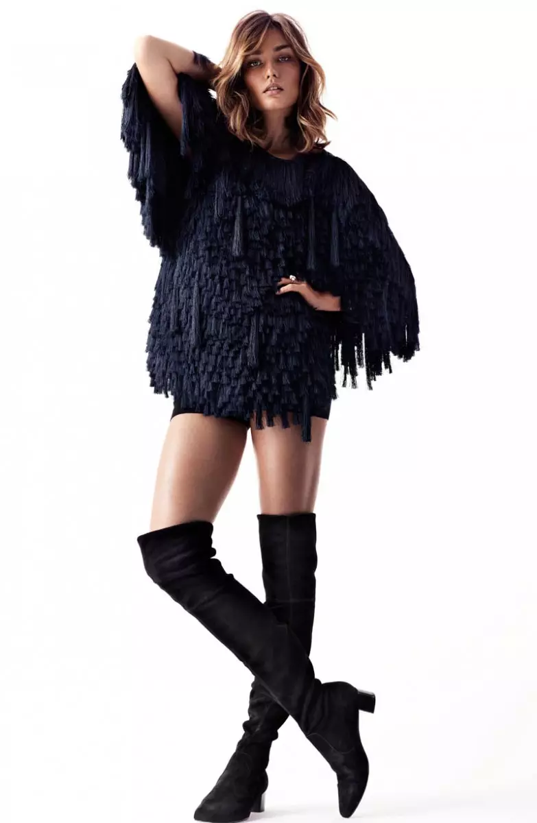 Koleksi Musim Bunga 2014 H&M Models Andreea Diaconu