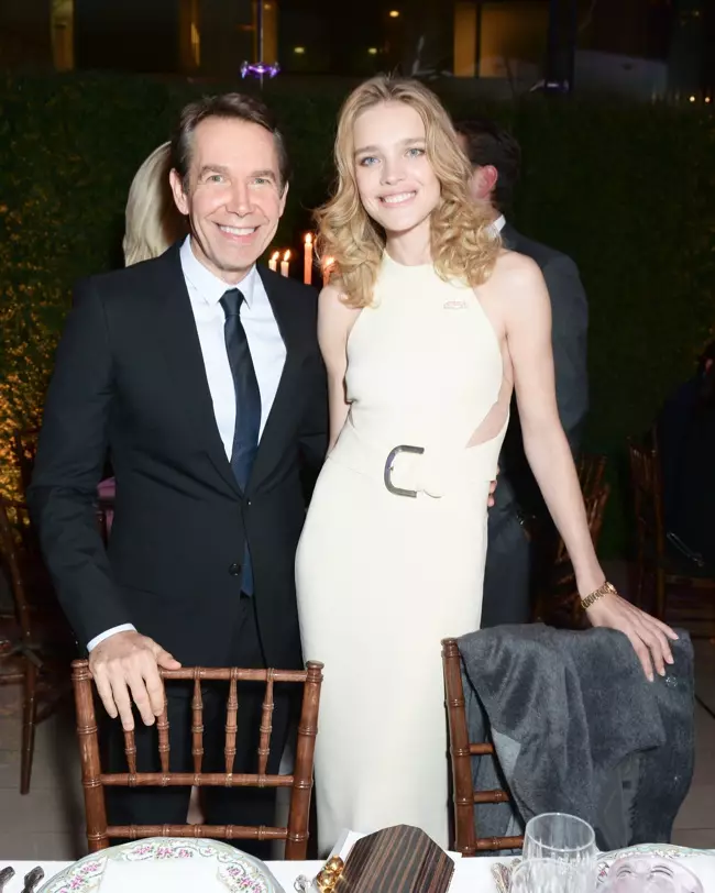 Jeff Koons və Natalia Vodianova