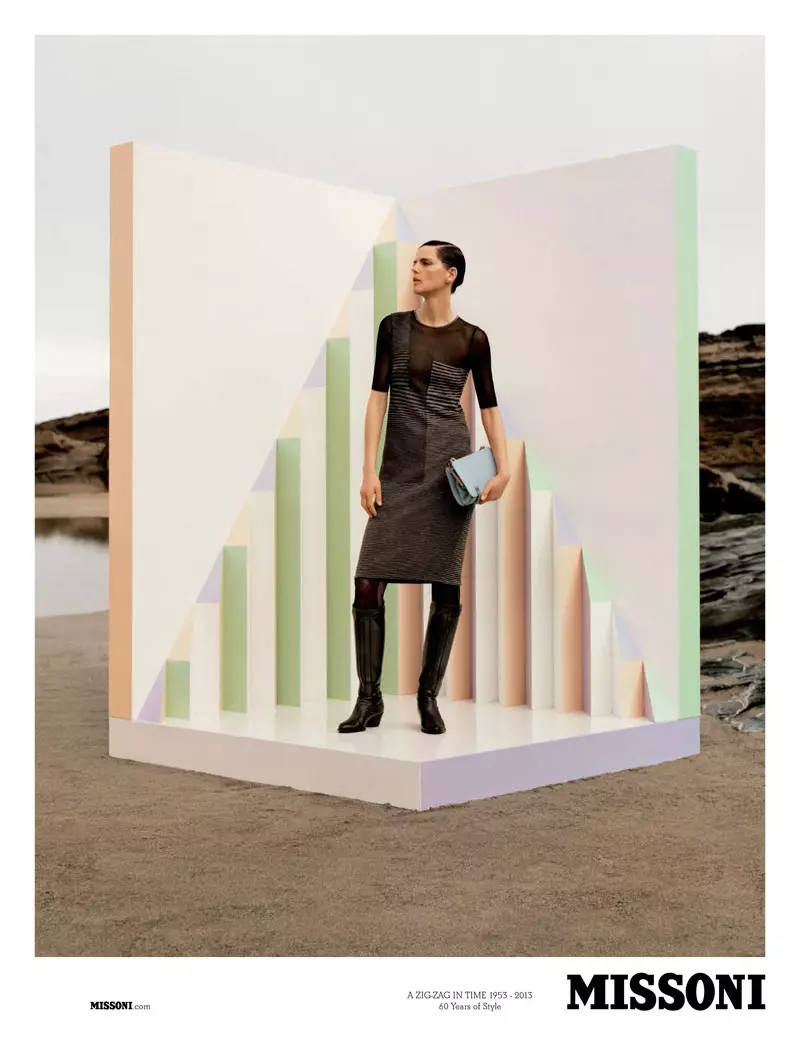 Stella Tennant protagonista della campagna Missoni Autunno 2013 di Alasdair McLellan