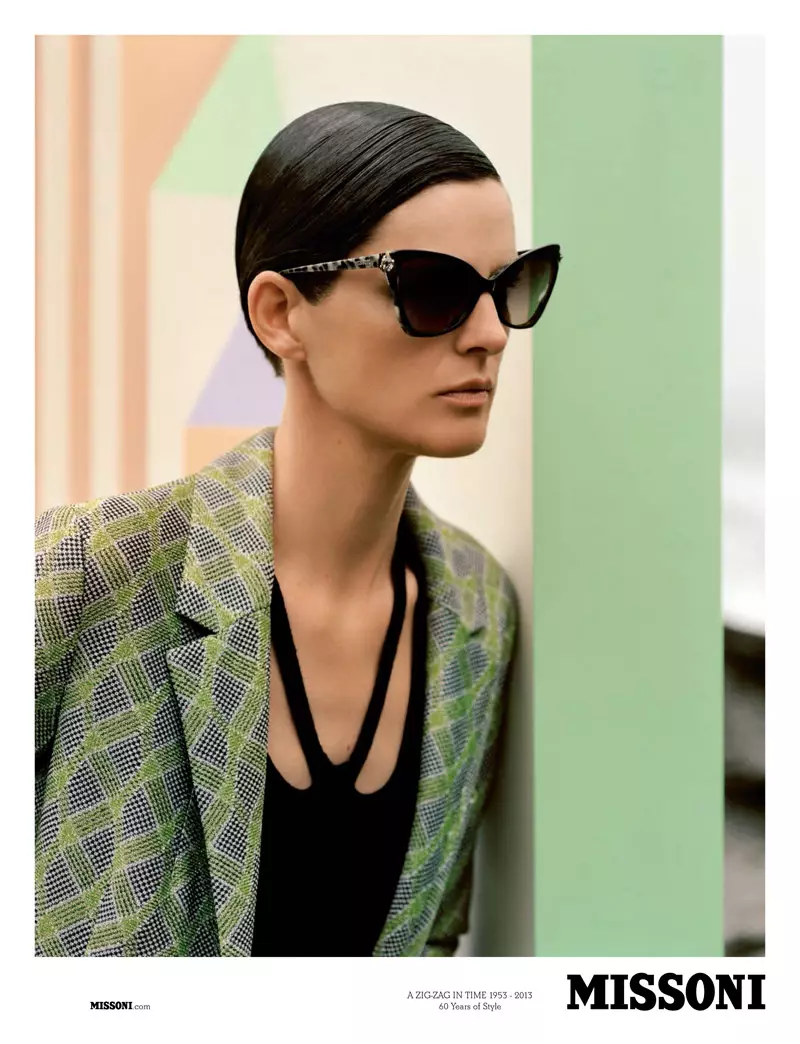 Stella Tennant Stars v kampani Missoni Fall 2013 od Alasdaira McLellana