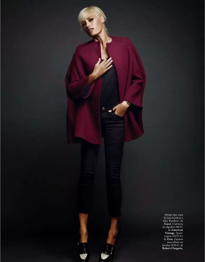 Baineann Yasmin le Bon le Xavi Gordo in Elle Spain Deireadh Fómhair 2013