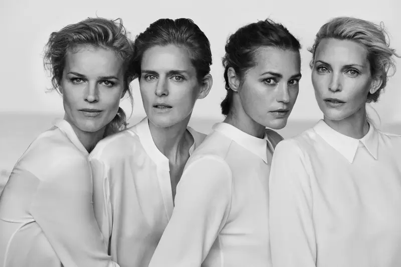 Peter Lindbergh photographie la campagne printemps 2016 New Normal de Giorgio Armani