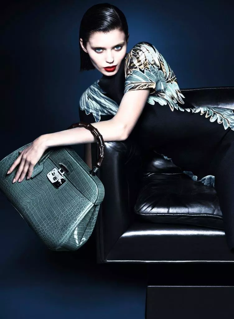 Abbey Lee Kershaw Anomuita Kudzoka neGucci's Fall 2013 Campaign