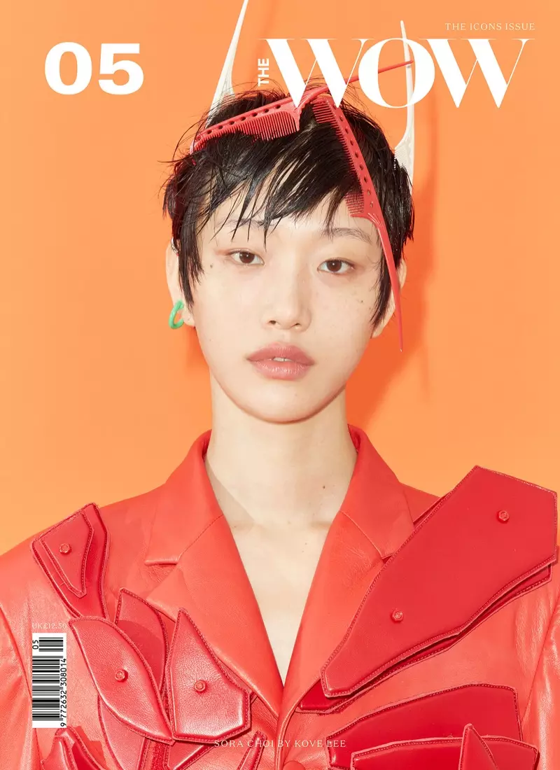 Sora Choi op WOW Magazin Issue #05 Cover. Foto: Kove Lee