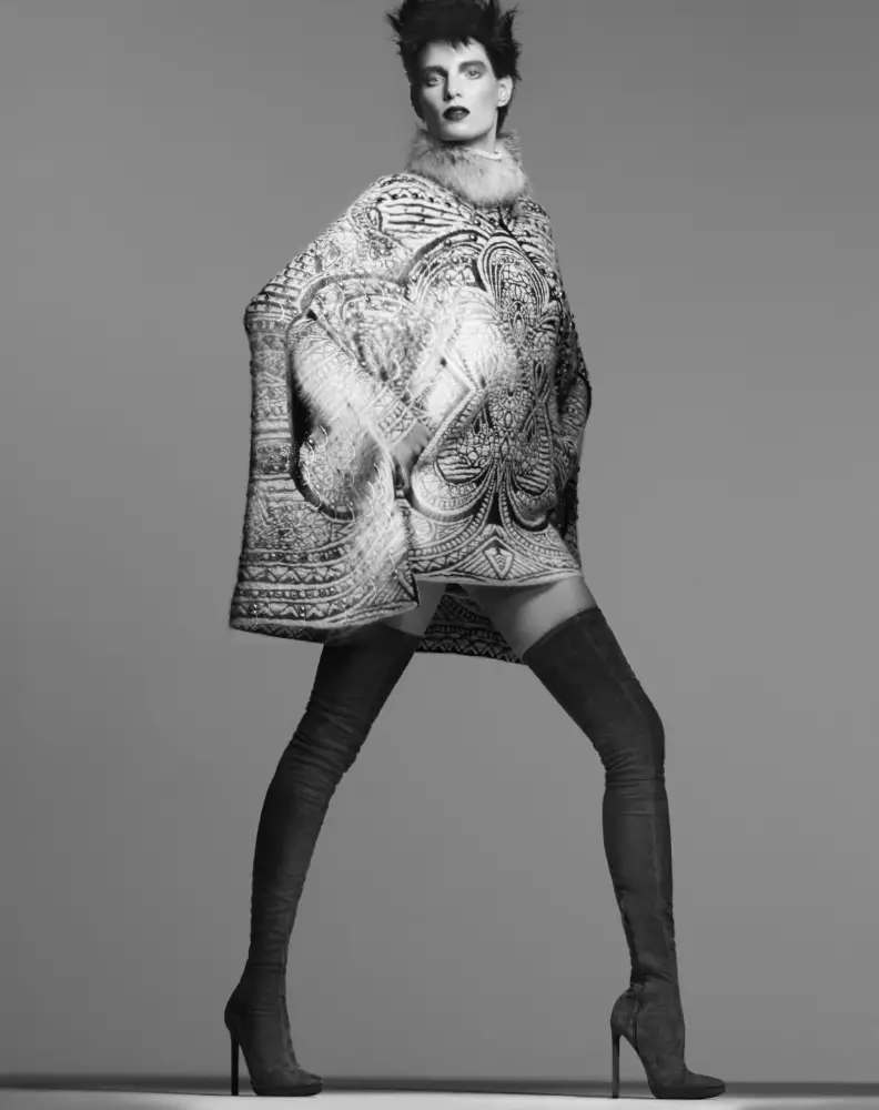 Iris Strubegger Wows in Prints for Bergdorf Goodman Magazine Fall 2013