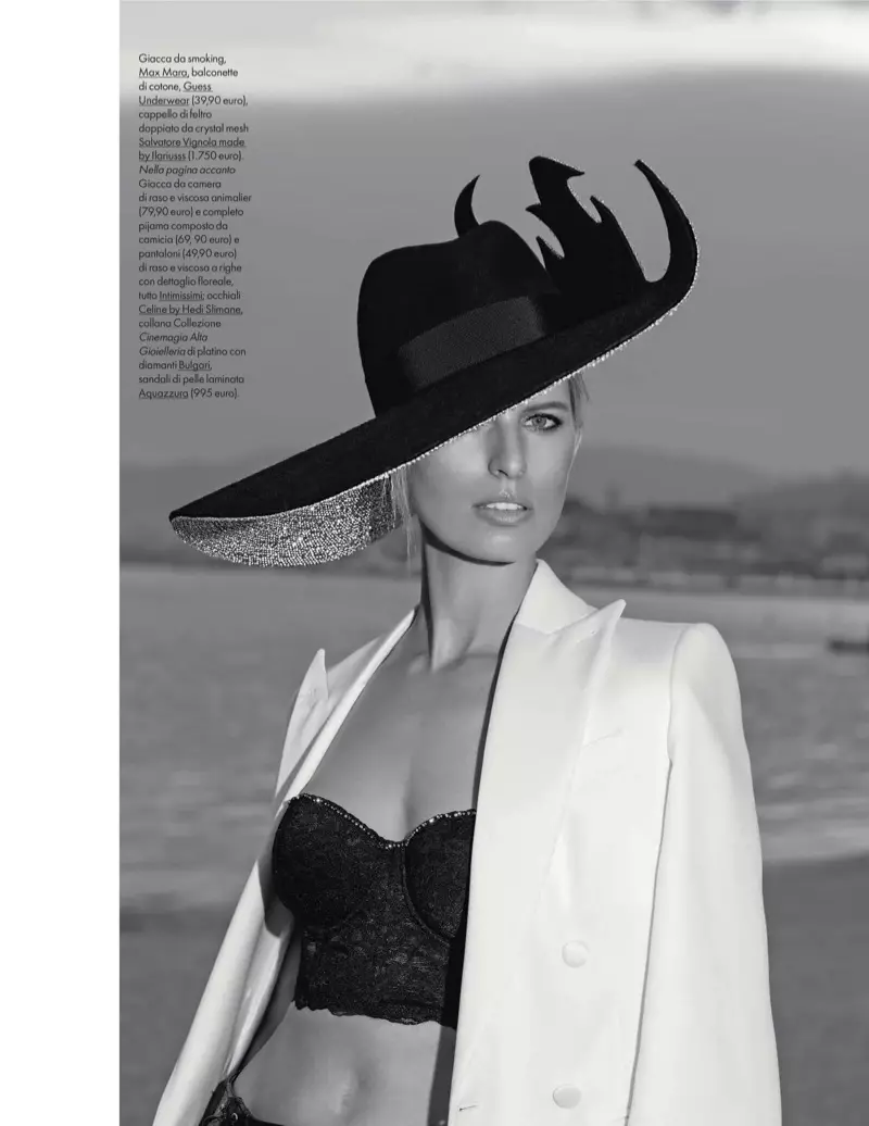 Karolina Kurkova pojačava glam faktor u ELLE Italiji