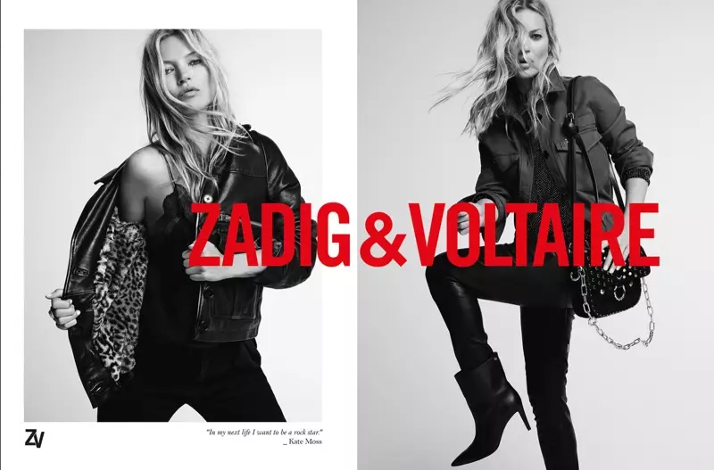 Зображення з рекламної кампанії Zadig & Voltaire осінь 2019 року