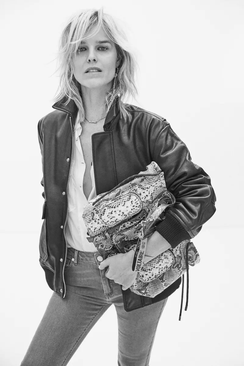 Eva Herzigova rûyê kampanyaya Zadig & Voltaire bihara 2019 e