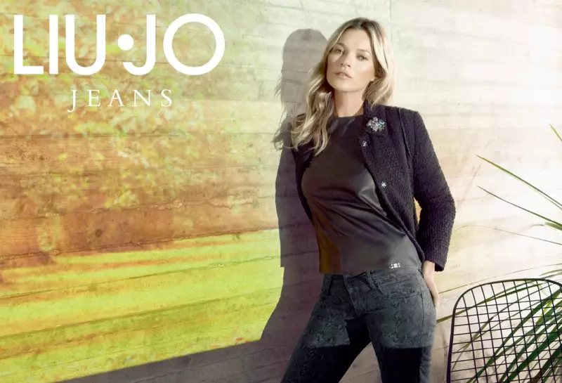 Kate Moss Stars na Liu Jo Fall 2013 Mgbasa ozi nke Sølve Sundsbø