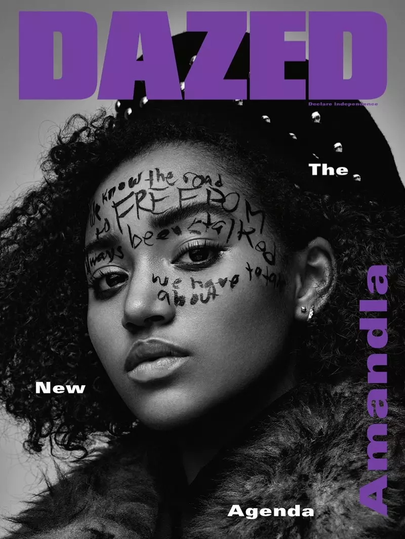 Sessão de fotos de capa de Amandla Stenberg Dazed Fall 201506