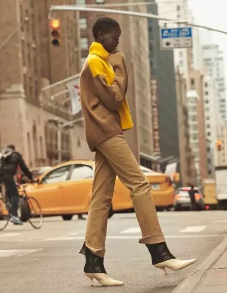 Adut Akech vyráží do ulic v kampani H&M Studio na podzim 2019