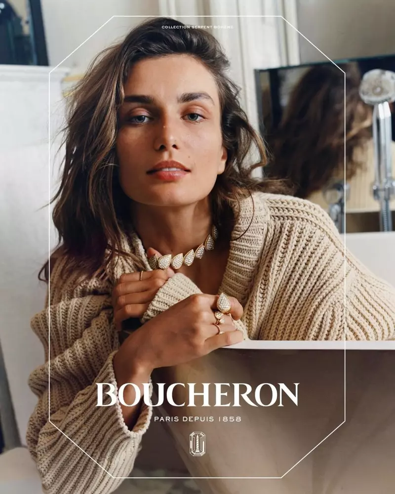 Boucheron използва румънския модел за най-новата си кампания
