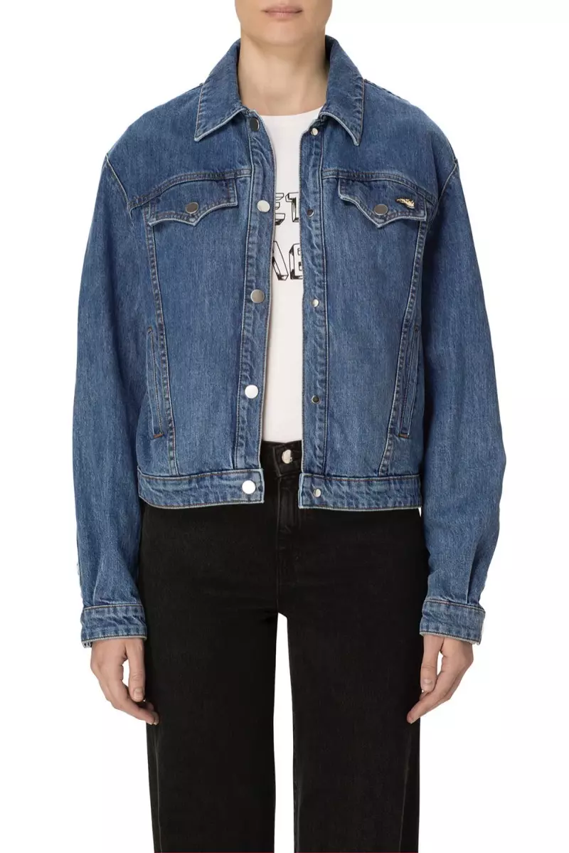 J Brand x Bella Freud Debbie Snap Front Jacket Electrify $ 398