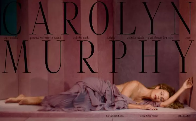 Carolyn Murphy Menghiasi Halaman Vogue Cekoslowakia