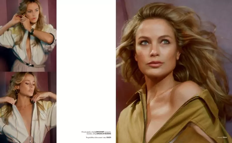 Carolyn Murphy Amapatsa Masamba a Vogue Czechoslovakia