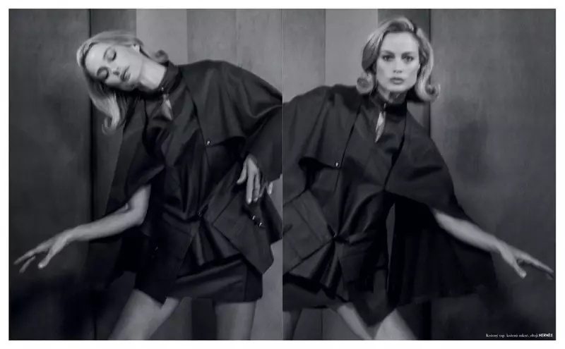 Carolyn Murphy Menghibur Halaman Vogue Czechoslovakia