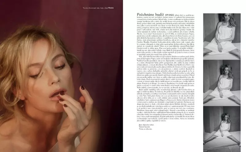 Carolyn Murphy Graces the Pages of Vogue Czechoslovakia