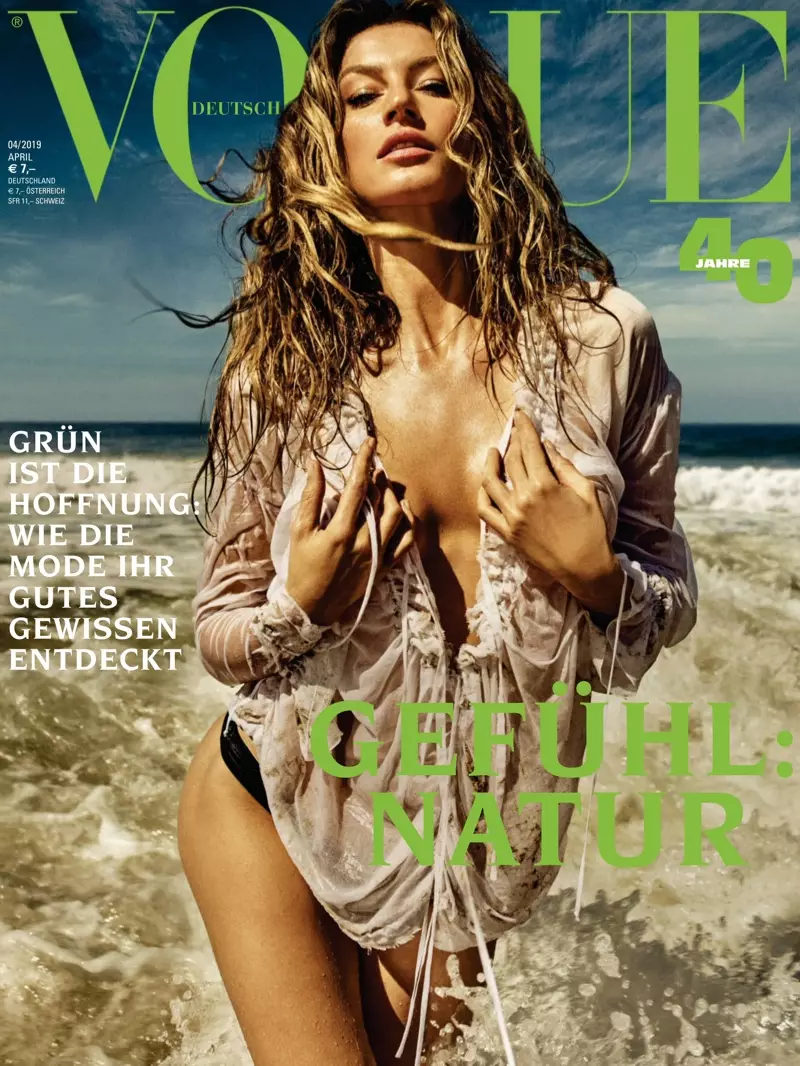 Is Siren of the Sea do Vogue Germany í Gisele Bundchen