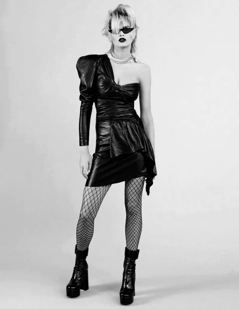 Anna Ewers pran Punk Glam Looks nan Lamòd Almay