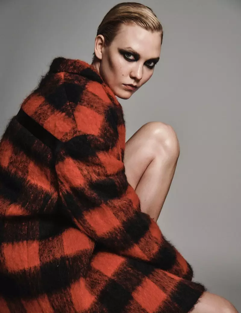 Kendall Jenner, Karlie Kloss vestidas de abrigo para V Magazine