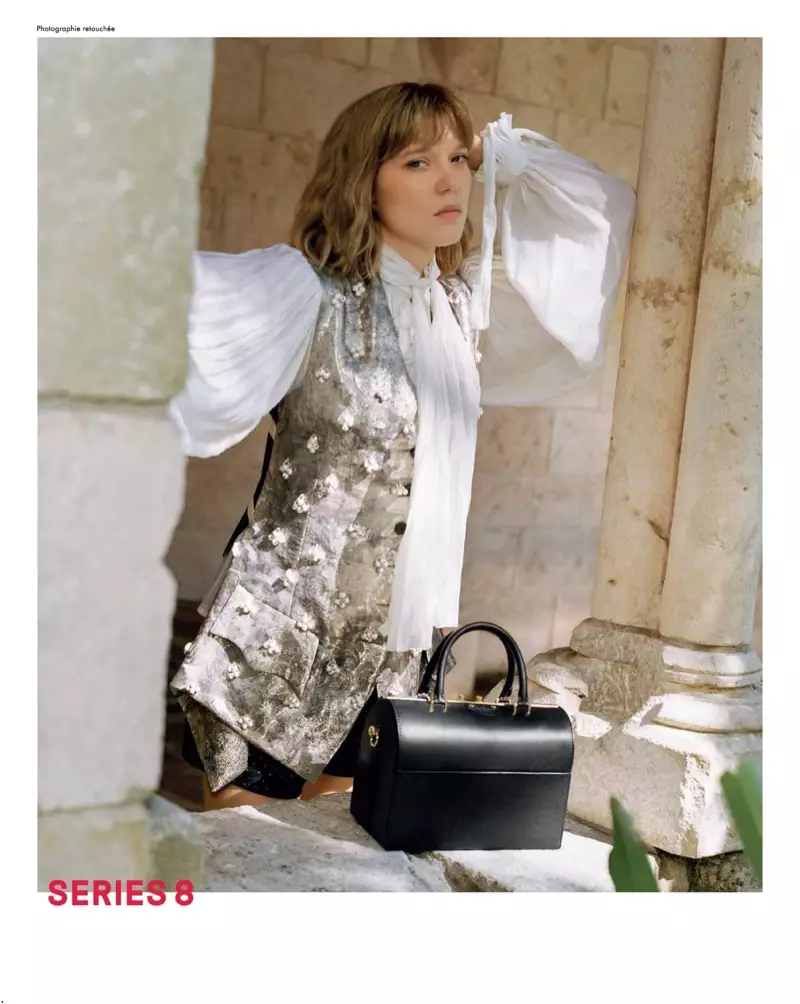 Lea Seydoux Louis Vuitton کی بہار-موسم گرما 2018 کی مہم میں نمودار ہوئی