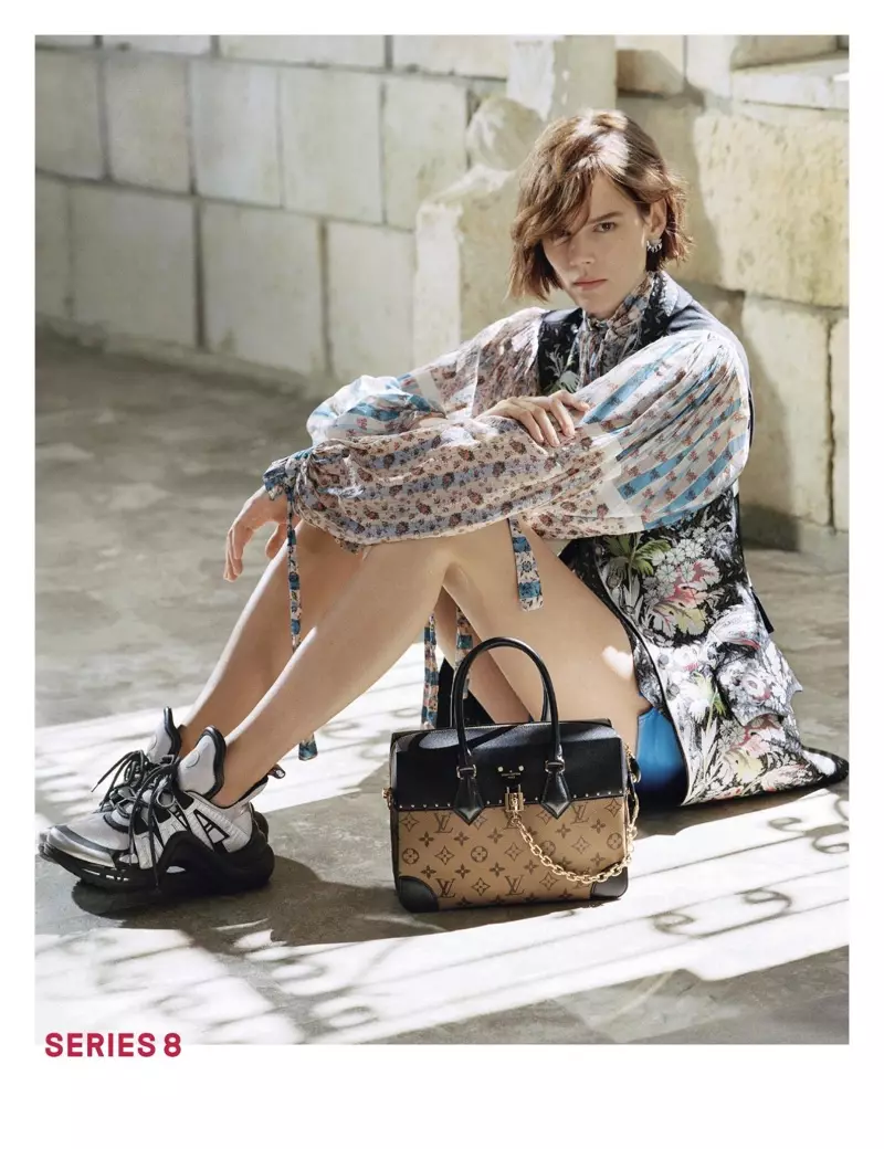 Freja Beha Erichsen erscheint in der Frühjahr/Sommer-Kampagne 2018 von Louis Vuitton