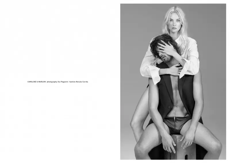 Caroline Trentini kendu egin du Brasilen Made in sexy editorialagatik