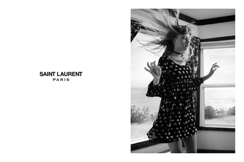 Hình ảnh mùa hè của nữ diễn viên Klara Kristin Fronts Saint Laurent