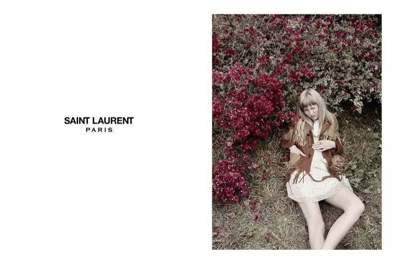 Skuespilleren Klara Kristin fronter Saint Laurent Summer Images