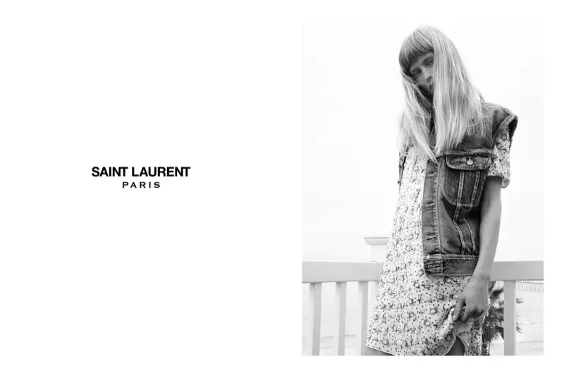 La actriz Klara Kristin al frente de Saint Laurent Summer Images