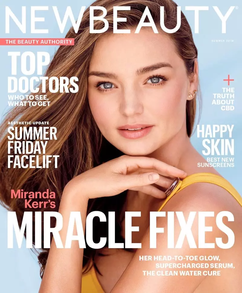 Ffotograffau Clawr Miranda Kerr New Beauty 2019