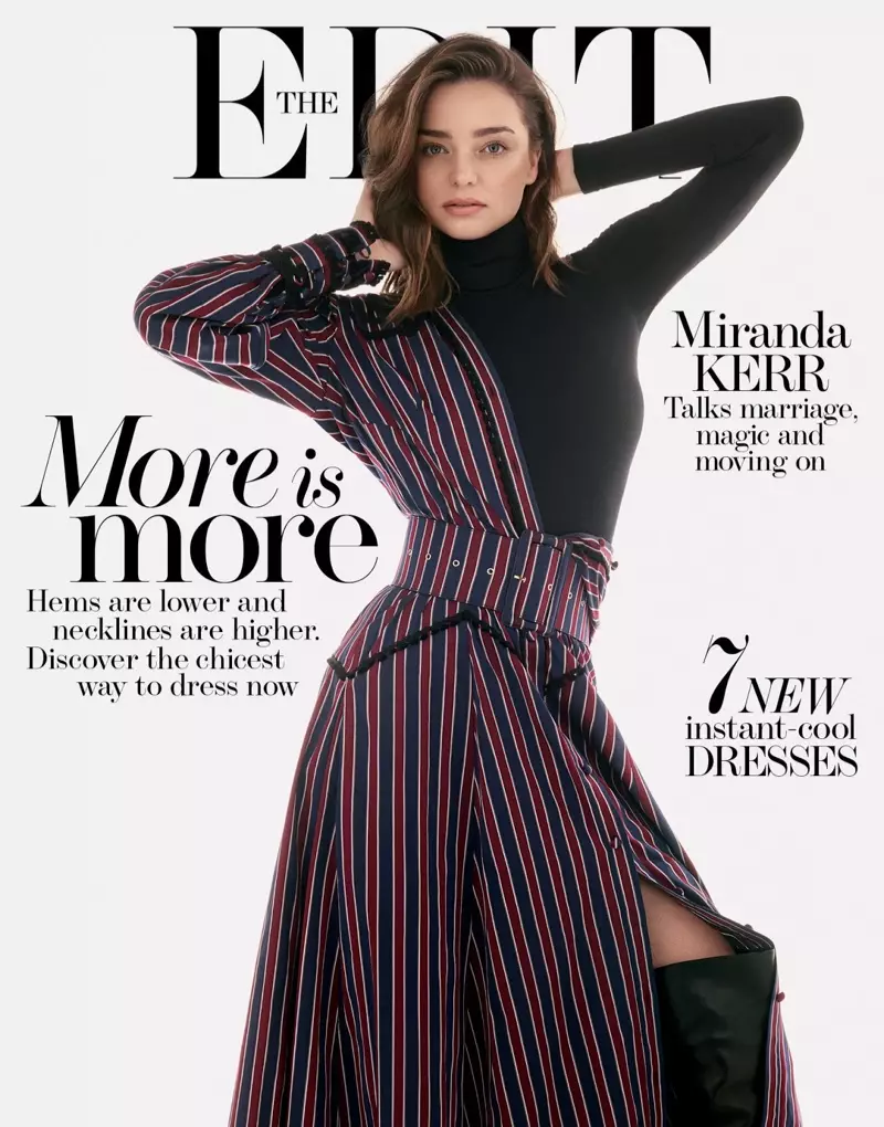 Miranda Kerr ar Clawr The Edit Medi 7th, 2017