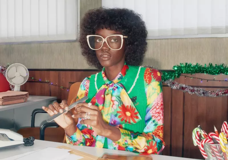 Chithunzi chochokera ku kampeni yotsatsa ya Gucci Holiday 2020.
