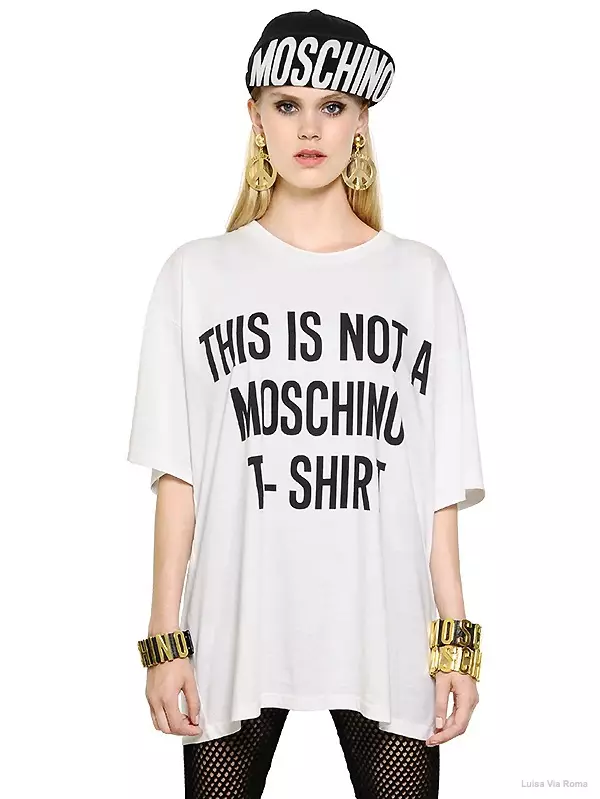 Moschino majica 'This is Not a Moschino T-Shirt' je na voljo pri Luisa Via Roma za 295 $