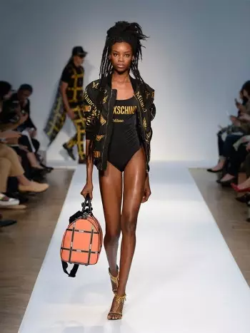 Dreadlocks, Smiley Faces & Mesh by Moschino Spring '15 Runway Show