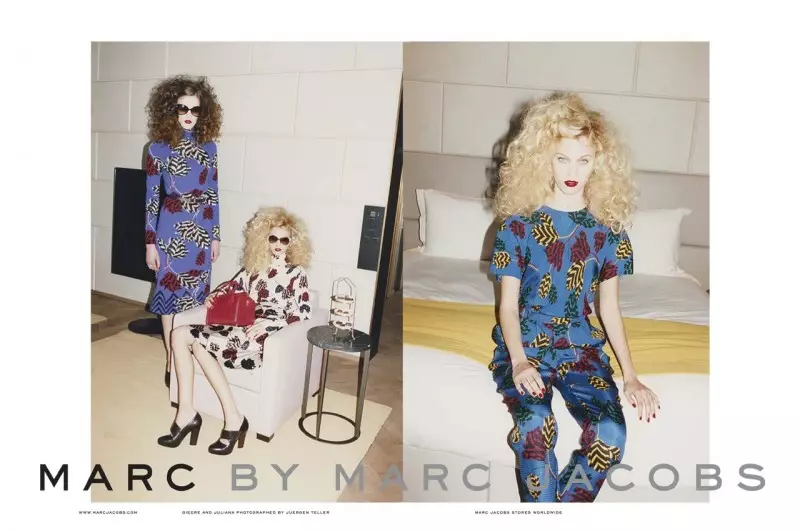 Marc lolemba a Marc Jacobs Apeza Moody pa Zotsatsa za Fall 2013 lolemba Juergen Teller