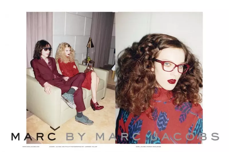 Marc Jacobs 2013. gada rudenim noskaņojušās Jurgena Tellera reklāmas