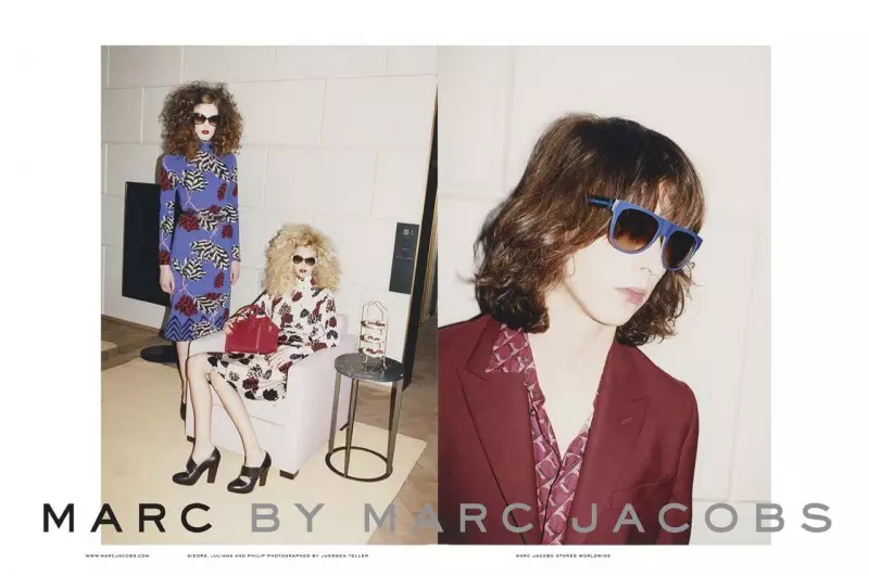 Marc lolemba a Marc Jacobs Apeza Moody pa Zotsatsa za Fall 2013 lolemba Juergen Teller