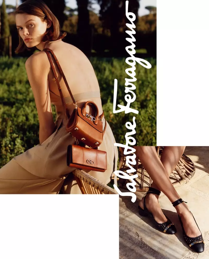 Cara Taylor encabeza la campaña primavera-verano 2019 de Salvatore Ferragamo