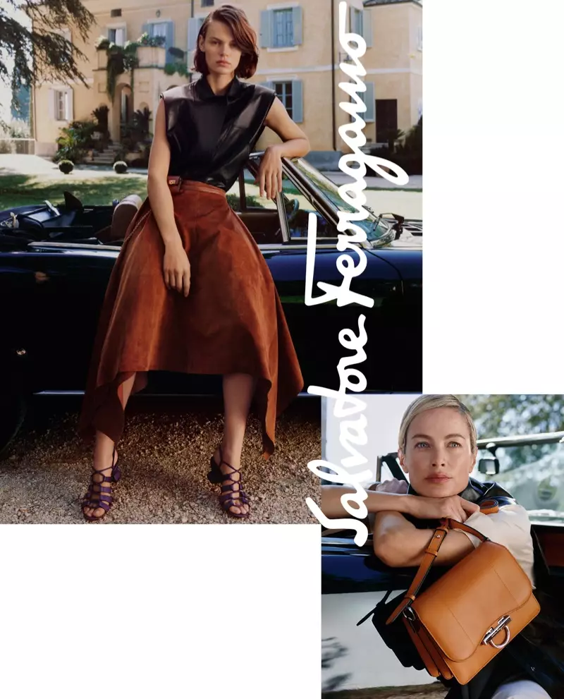 Foto dari kampanye iklan musim semi 2019 Salvatore Ferragamo