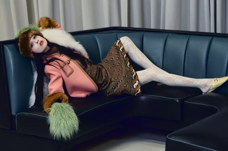 Sedona Legge Strikes a Pose in Gucci x Disney for Haute Living