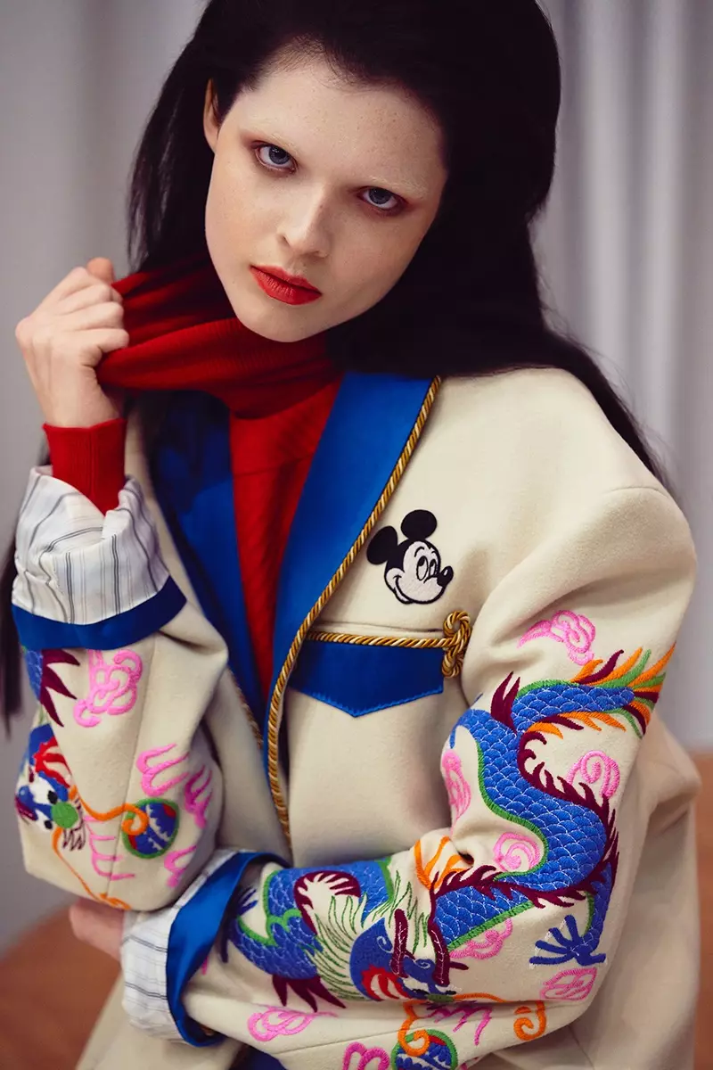 Sedona Legge Strikes a Pose in Gucci x Disney for Haute Living