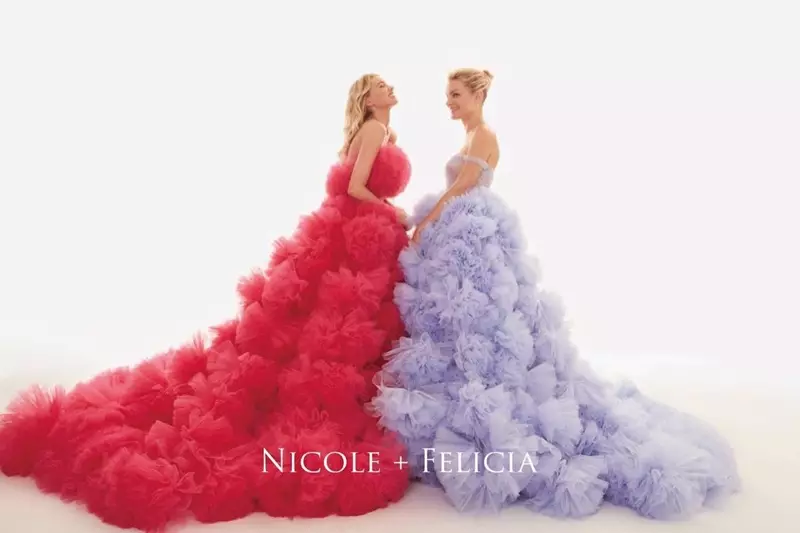 Elsa Hosk Nicole + Felicia Couture Fall ’19 Campaign