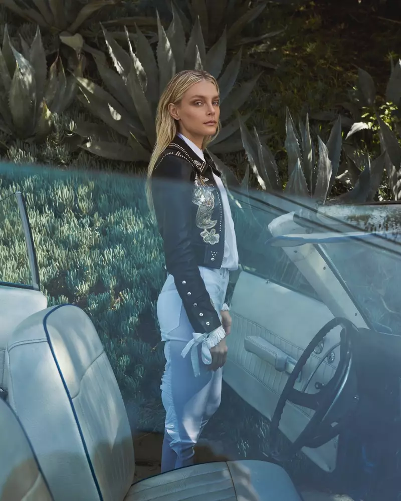 Jessica Stam Takes On LA Style for Harper's Bazaar Czech