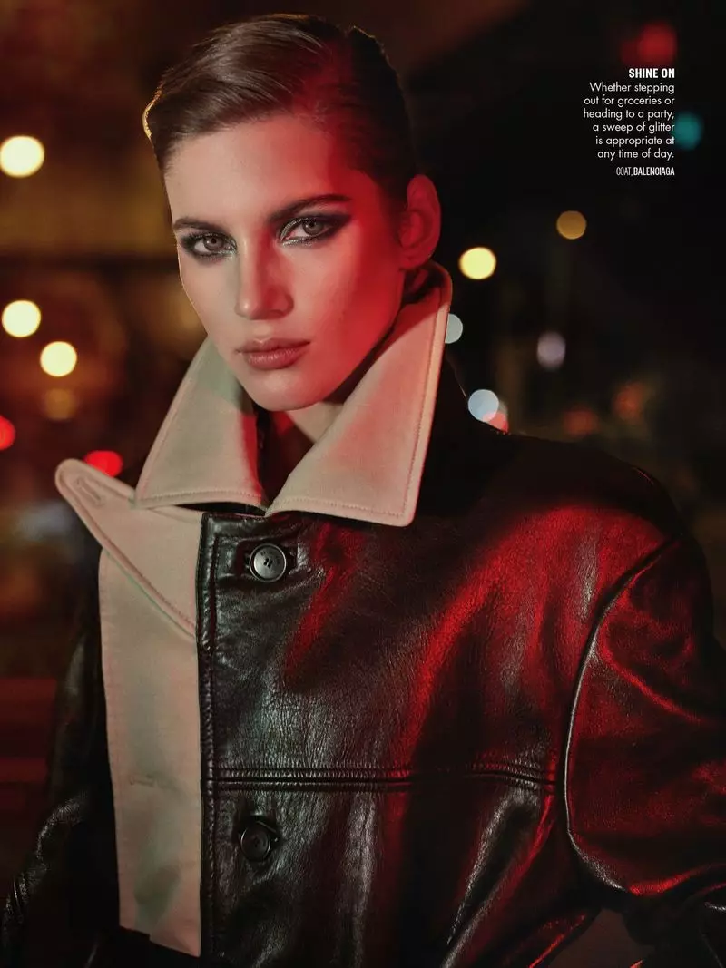 Valery Kaufman usa beleza glamourosa para a Vogue Arabia