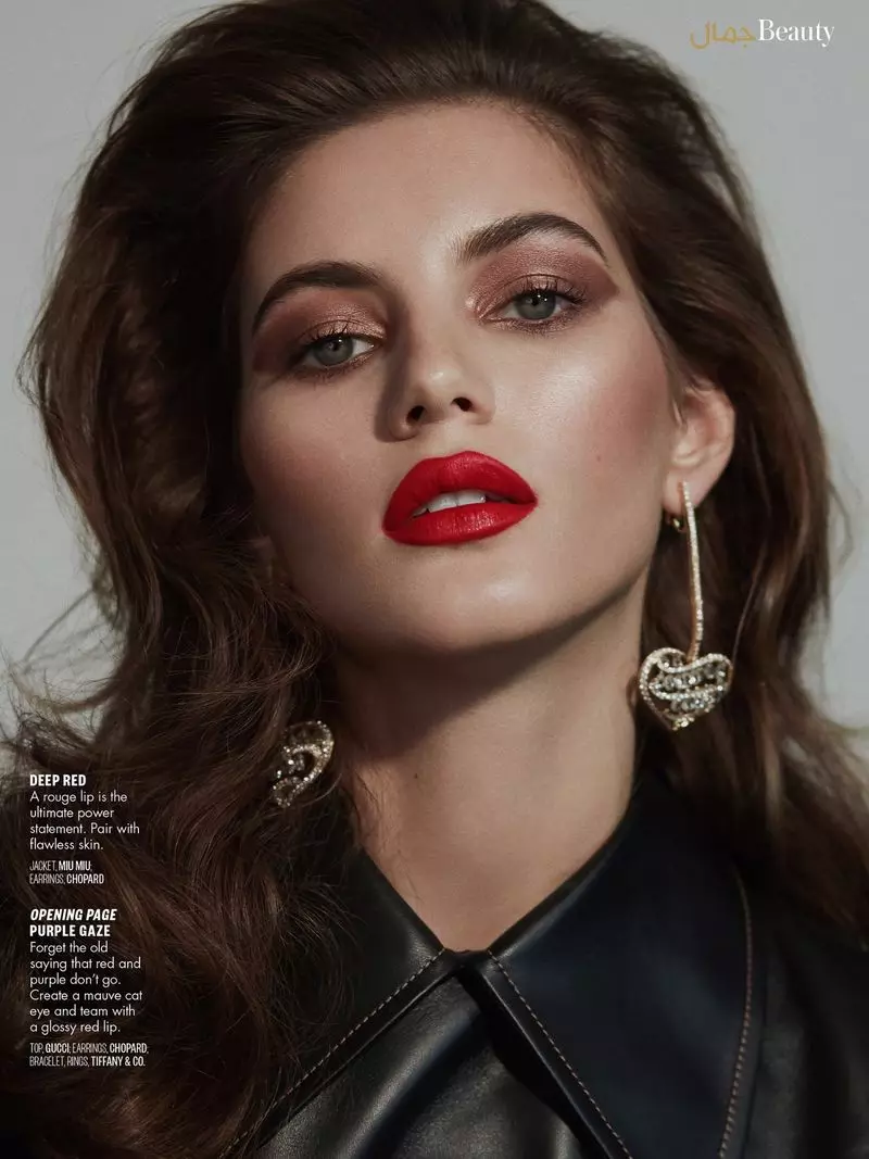 Valery Kaufman Vogue Arabia Glamurous Beauty Editorial