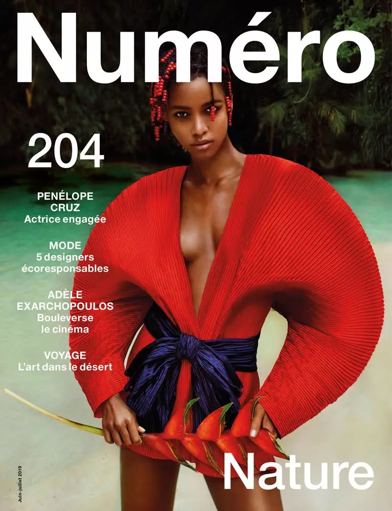 Blésnya Minher Wears Getaway Fashion for Numéro